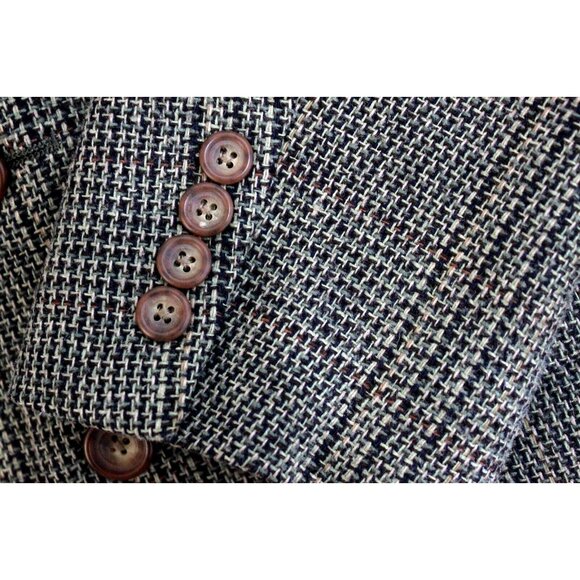 Chaps Ralph Lauren  Men Jacket Blazer Sport Coat 2 Button Vintage USA Green 40 R - Picture 8 of 16